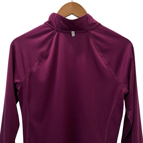 Danskin Now Womens Purple Semi-fitted 1/4 Zip Athletic Top Size Medium - Picture 9 of 11